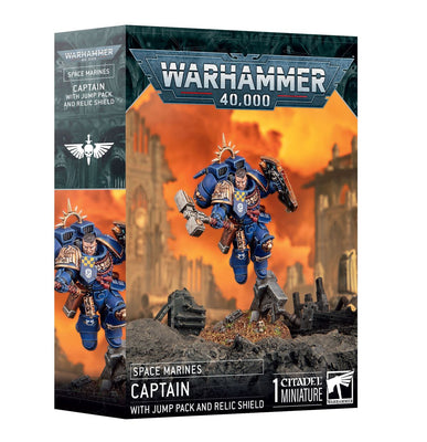 Games Workshop, Space Marines: Captain with Jump Pack and Relic Shield
