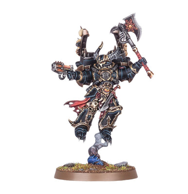 Miniatures, Chaos Space Marines: Chaos Lord with Jump Pack