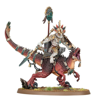 Miniatures, Seraphon: Saurus Scar-Veteran on Aggradon