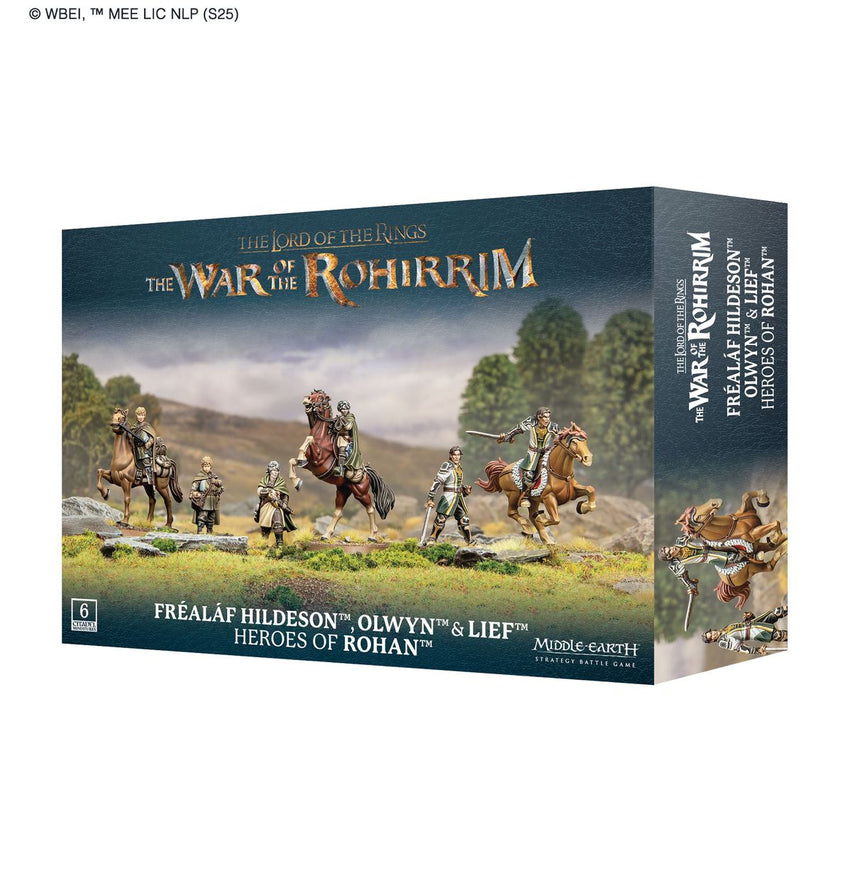 Middle-Earth Strategy Battle Game: Fréaláf Hildeson; Olwyn & Lief Heroes of Rohan