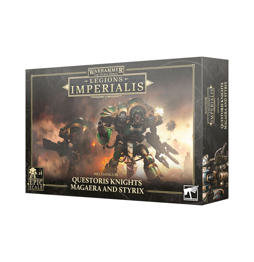 Legions Imperialis: Mechanicum Questoris Knights Magaera and Styrix