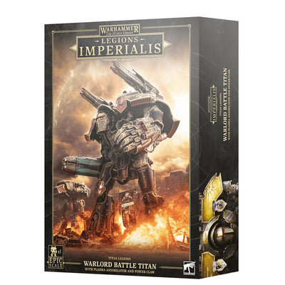 Miniatures, Legions Imperialis: Warlord Titan With Power Claw and Plasma Annihilator