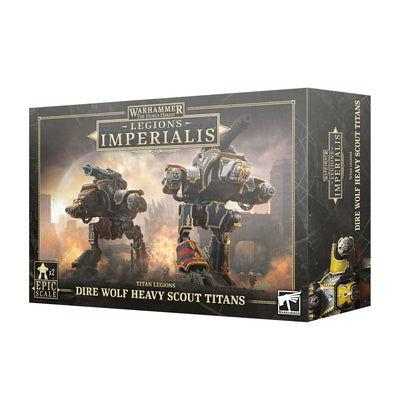 Miniatures, Legions Imperialis: Dire Wolf Heavy Scout Titans