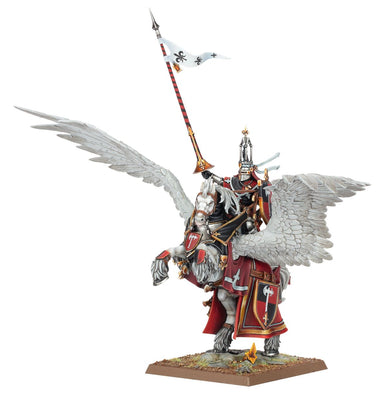 Miniatures, Kingdom of Brettonia: Lord on Royal Pegasus