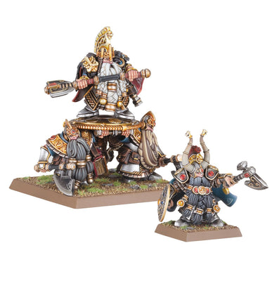 Miniatures, Dwarfen Mountain Holds: Dwarf Lords with Shieldbearers