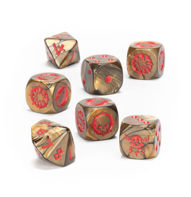 Dice, Blood Bowl: Chaos Dwarf Team Dice Set