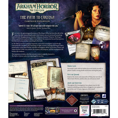 Cooperative Games, Arkham Horror: The Card Game – The Path to Carcosa Campaign Expansion