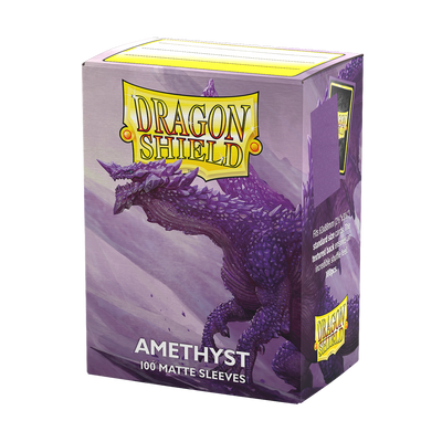 Accessories, Dragon Shield: Amethyst Matte Sleeves 100 Pack