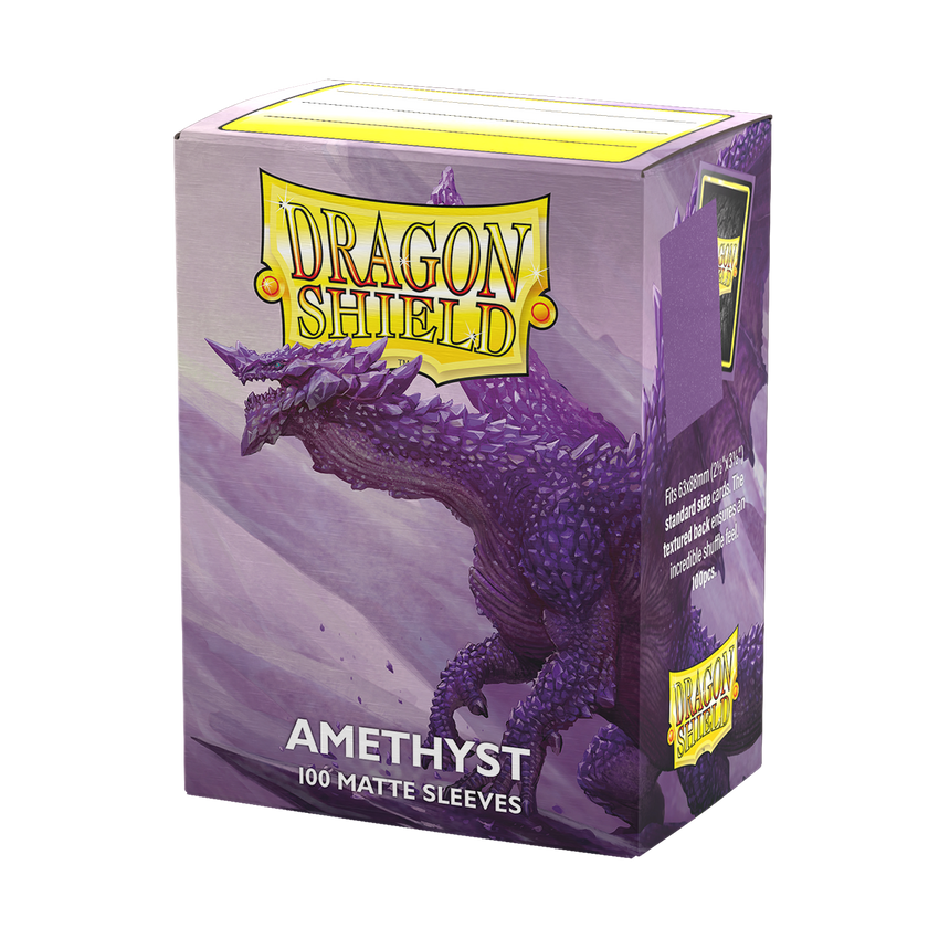 Dragon Shield: Amethyst Matte Sleeves 100 Pack