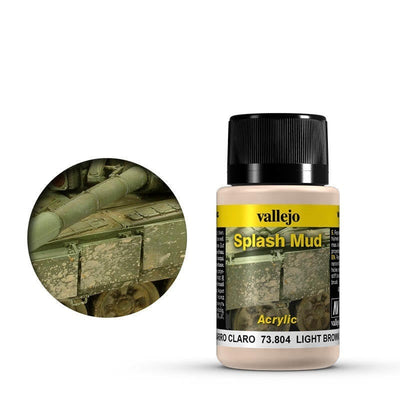 Hobby Paint, Weathering Effects: Light Brown Splash Mud 40ml