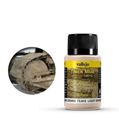 Hobby Paint, Weathering Effects: Light Brown Thick Mud 40ml