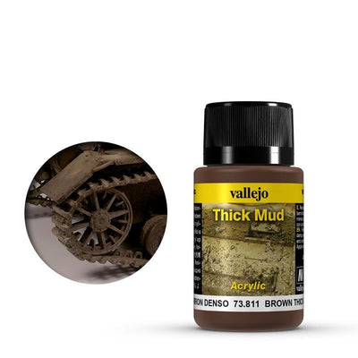 Hobby Paint, Weathering Effects: Brown Thick Mud 40ml