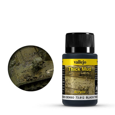 Hobby Paint, Weathering Effects: Black Thick Mud 40ml