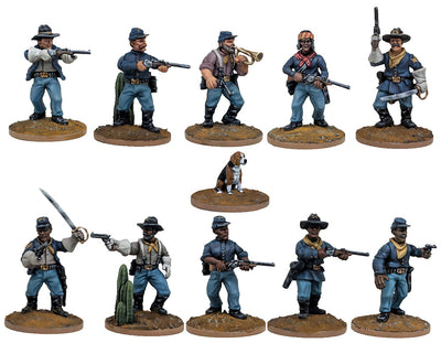 Miniatures, Dead Man's Hand: US Cavalry/Buffalo Soldiers