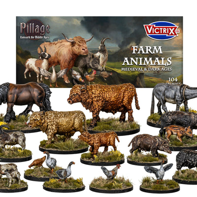 All Products, Victrix: Medieval Farm Animals