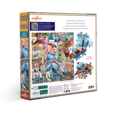 eeBoo: Artists in Venice 1000pc Puzzle