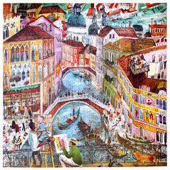 eeBoo: Artists in Venice 1000pc Puzzle