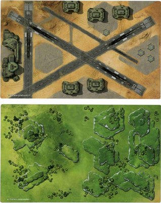 Accessories, BattleTech: Alpha Strike Hexless Battlemat Aerobase #1