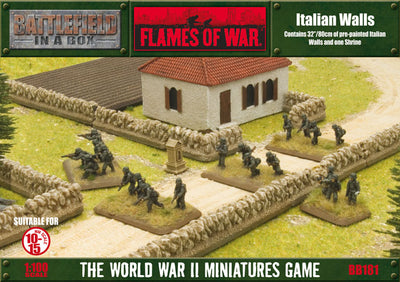 Terrain, Battlefield in a Box: Mediterranean – Walls x10