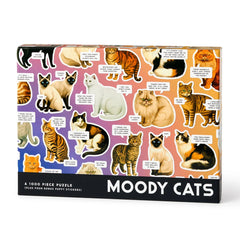 Brass Monkey: Moody Cats 1000pc Puzzle