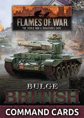 On Sale, Flames of War: Bulge – British Command Cards