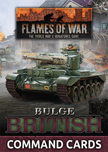 Flames of War: Bulge – British Command Cards