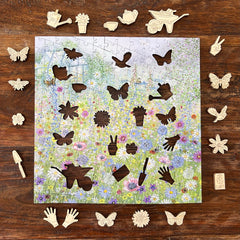Butterfly Garden 246pc Wooden Puzzle