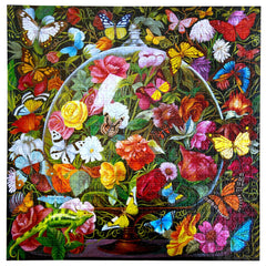 eeBoo: Butterfly Still Life 1000pc Puzzle