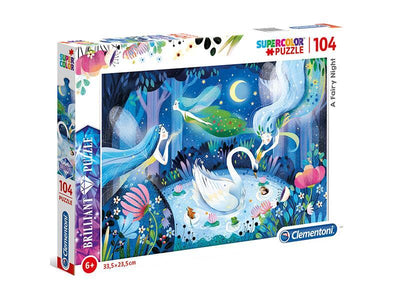 Jigsaw Puzzles, Super Colour Fairy Night 104PC