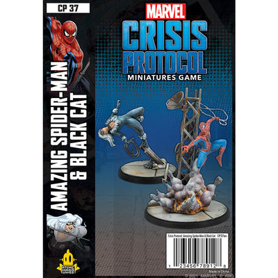 Miniatures, Marvel: Crisis Protocol - Amazing Spider-Man & Black Cat