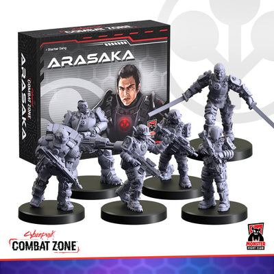 Miniatures, Cyberpunk RED Combat Zone: Arasaka Starter Gang