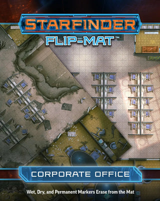 Accessories, Starfinder Flip-Mat: Corporate Office