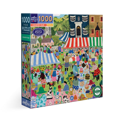 Jigsaw Puzzles, eeBoo: Country Fair 1000pc Puzzle