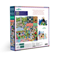 eeBoo: Country Fair 1000pc Puzzle