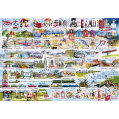 Gibsons: Cream Teas & Queing 2000pc Puzzle