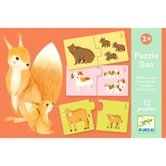 Djeco: Baby Animals Puzle Duo
