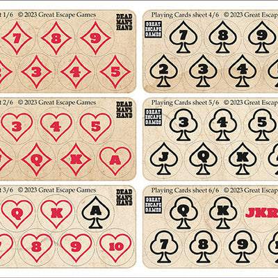 Accessories, Dead Man's Hand: Initiative Token Set