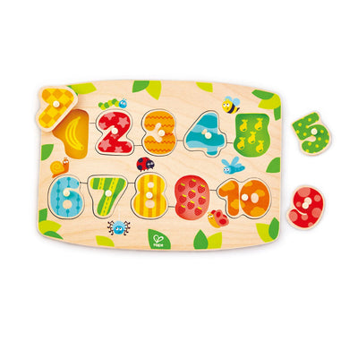 Jigsaw Puzzles, Hape Number 1-10 Peg Puzzle