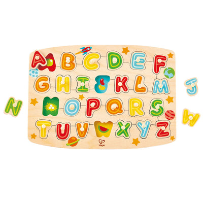 Jigsaw Puzzles, Hape Alphabet Peg Puzzle