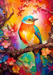 Enjoy Puzzle: Colorful Birdie 1000pc Puzzle