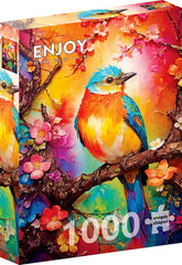 Enjoy Puzzle: Colorful Birdie 1000pc Puzzle