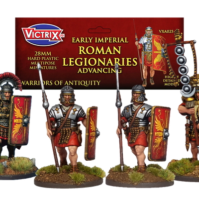 Miniatures, Victrix: Early Imperial Roman Legionaries Advancing