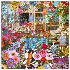 eeBoo: English Flower Shop 1000pc Puzzle