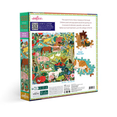 eeBoo: English Pastures 1000pc Puzzle