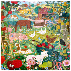 eeBoo: English Pastures 1000pc Puzzle