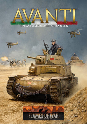 On Sale, Flames of War: Avanti Book – Italian Forces in North Africa