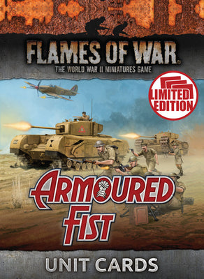 On Sale, Flames of War: Armoured Fist Unit Cards