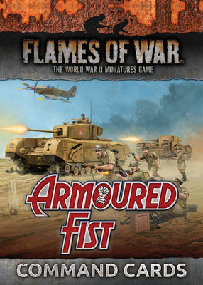 On Sale, Flames of War: Armoured Fist Command Cards – No Box