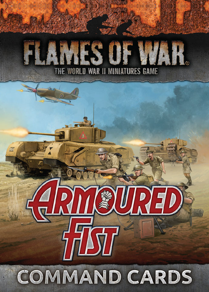 Flames of War: Armoured Fist Command Cards – No Box