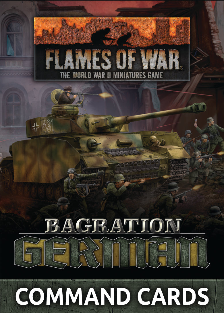 Flames of War: Bagration – German Command Cards